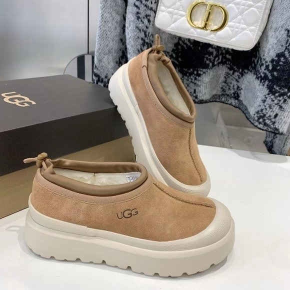 UGG BROWN ‘TASMAN WEATHER HYBRID’ SUEDE SHOES EU40