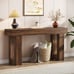 63-Inch Long Console Table, Wooden Rectangular Sofa Table Behind The Couch