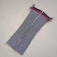 【Tried on only】Tommy Hilfiger Cable Knit Leg Warmers Gray