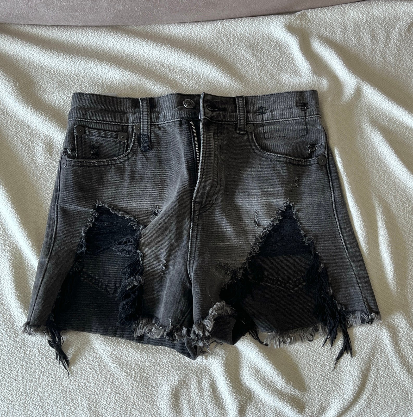 R13 Denim Shorts