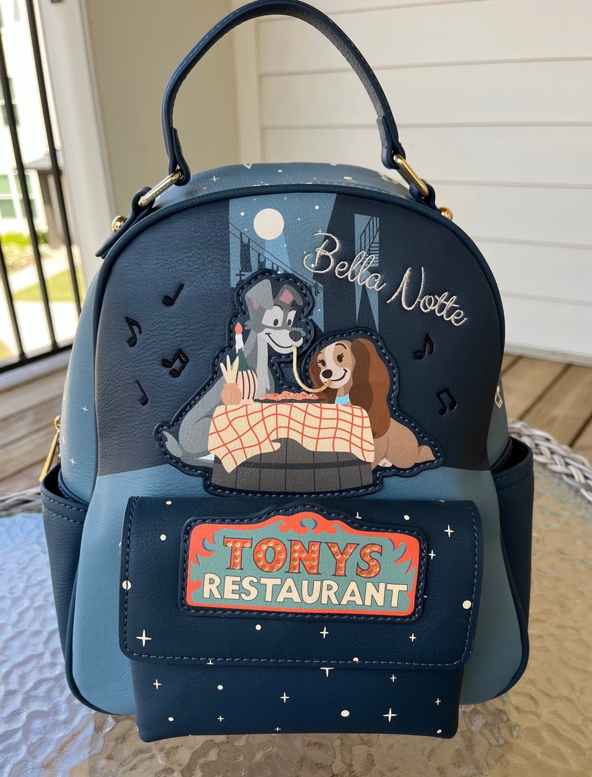 Our Universe Disney Lady and the Tramp Bella Notte Mini Backpack