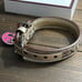 Coach Mini Signature Leather Dog Collar