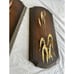 Vintage 3D Cattail and Wheat