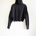 Adidas Black Holiday Shimmer Graphic Crop Hoodie