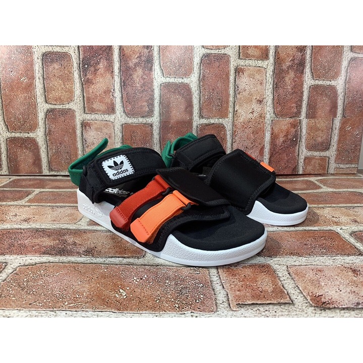 men 5 Wm 6 Adidas Originals Adilette Black Sandals 4.0 Unisex Strap Shoes GZ8827