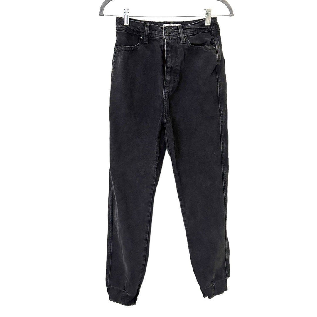 WE THE FREE Mom Jean Raw Hem Sz 25
