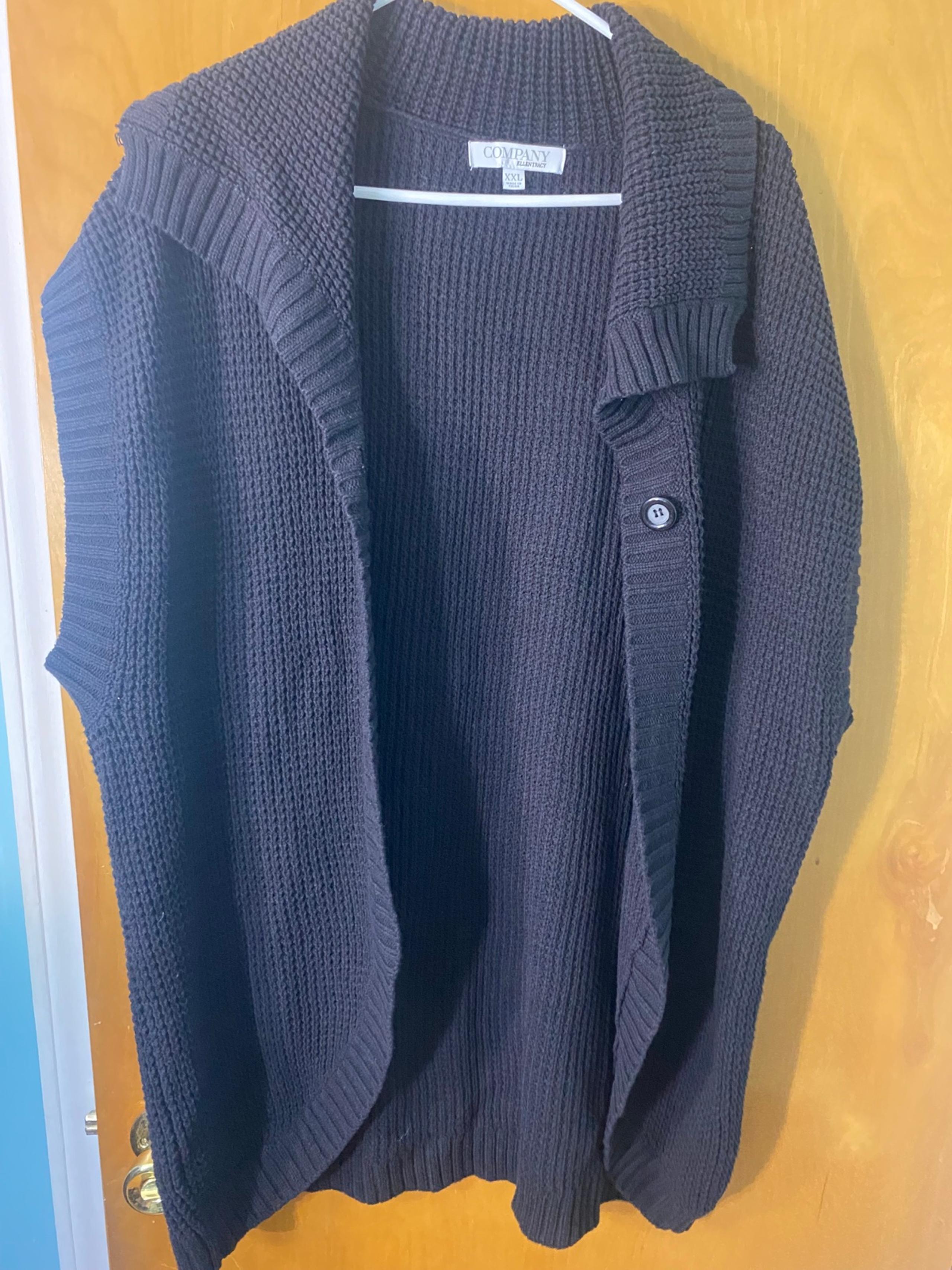 Women's Open Cardigan Knit Sleeveless Sweater - Ellen Tracy