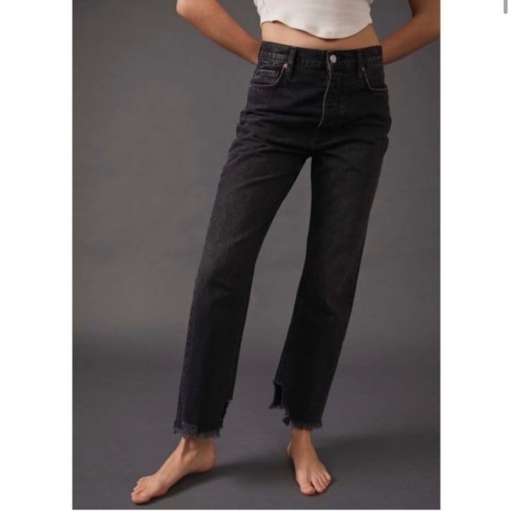 FREE PEOPLE We The Free Tapered Baggy Boyfriend Fit Size 28 NWT