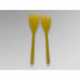 David Douglas Salad Bowl Serving Set 11 Piece Salt Pepper Utensils Harvest Gold