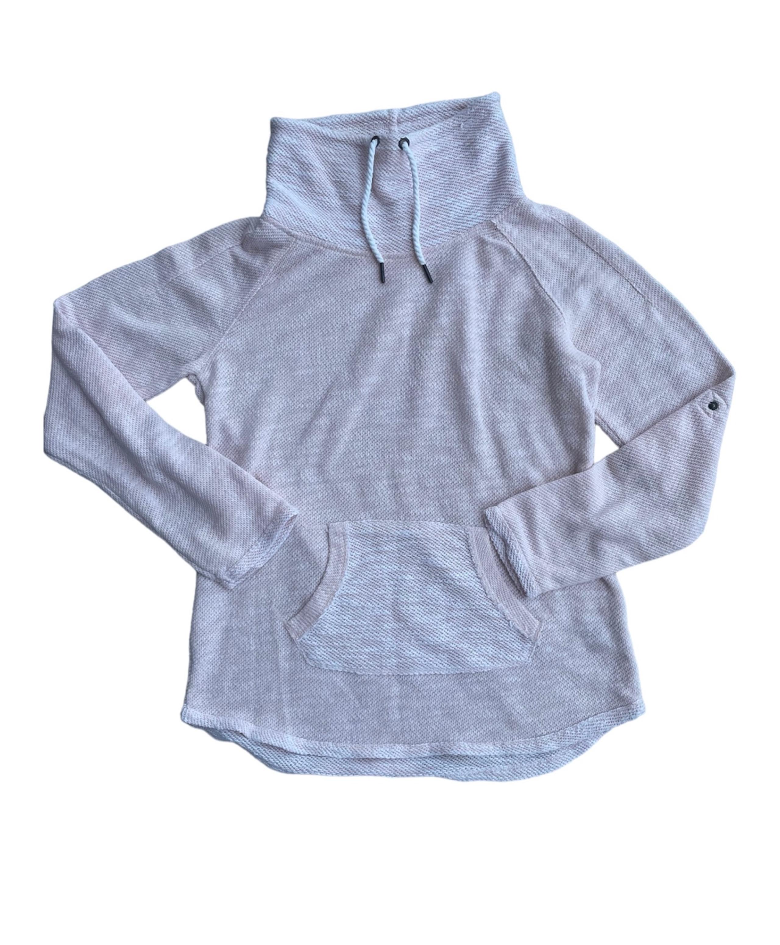 Kensie Women's Small Pink Sweater Pullover Quick Dry Cowl Neck