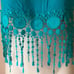 Fancy fringed halter