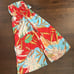 True Destinations Womens Swim Jumpsuit Sz XS Tropical Strapless Beach Coverup