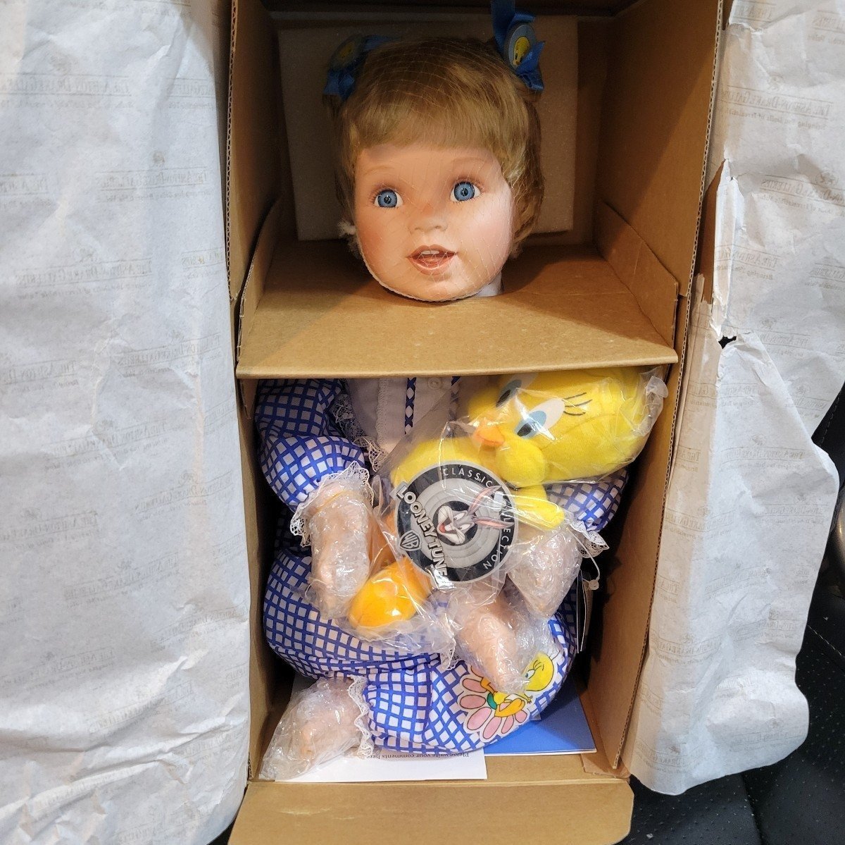 NIB Tweety And Me Porcelain Doll 1990's The Ashton Drake Galleries