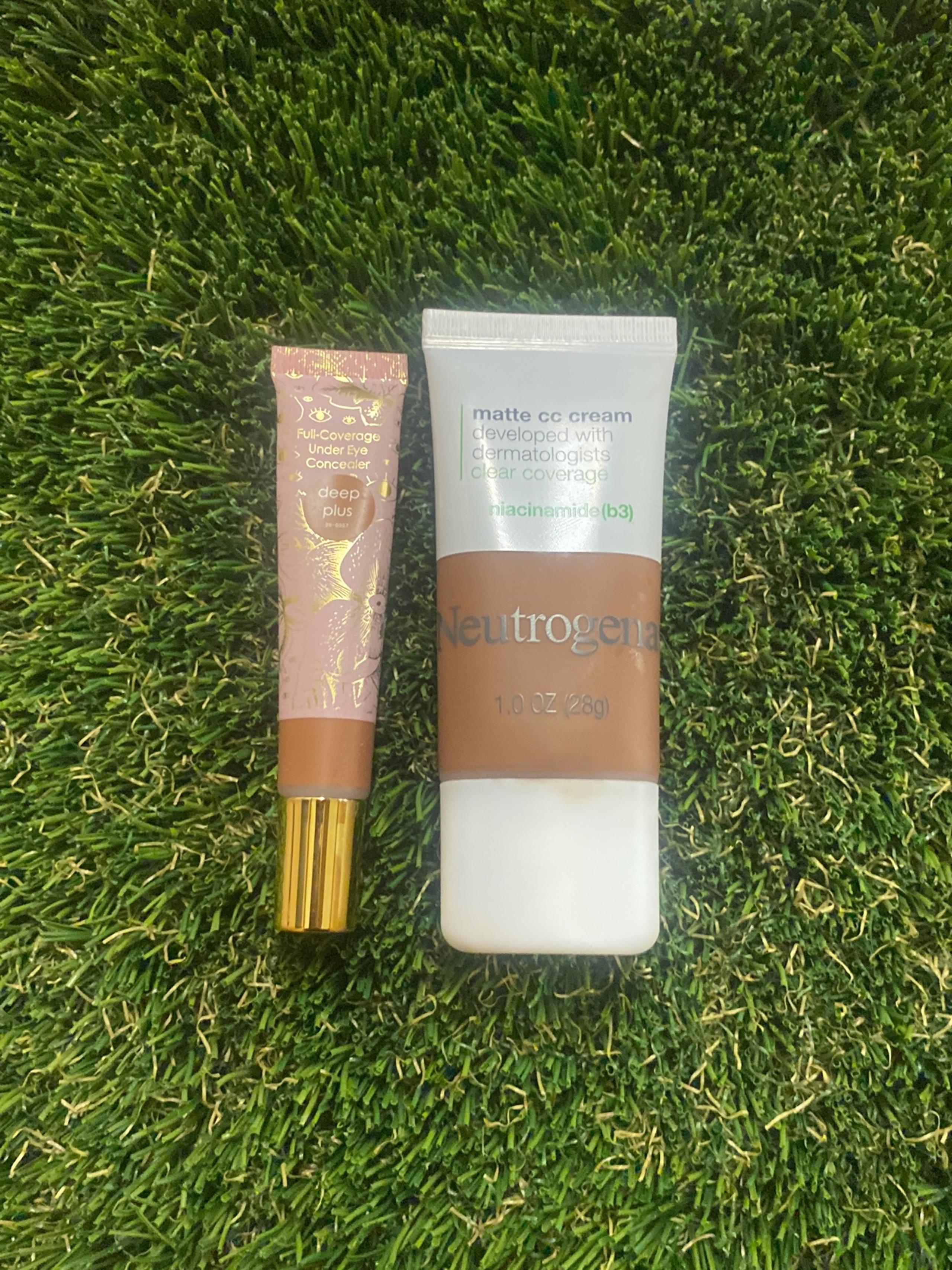 Winky Lux Super Perfect Under Eye Conceler & Neutrogen Matee CC Cream (Dark)