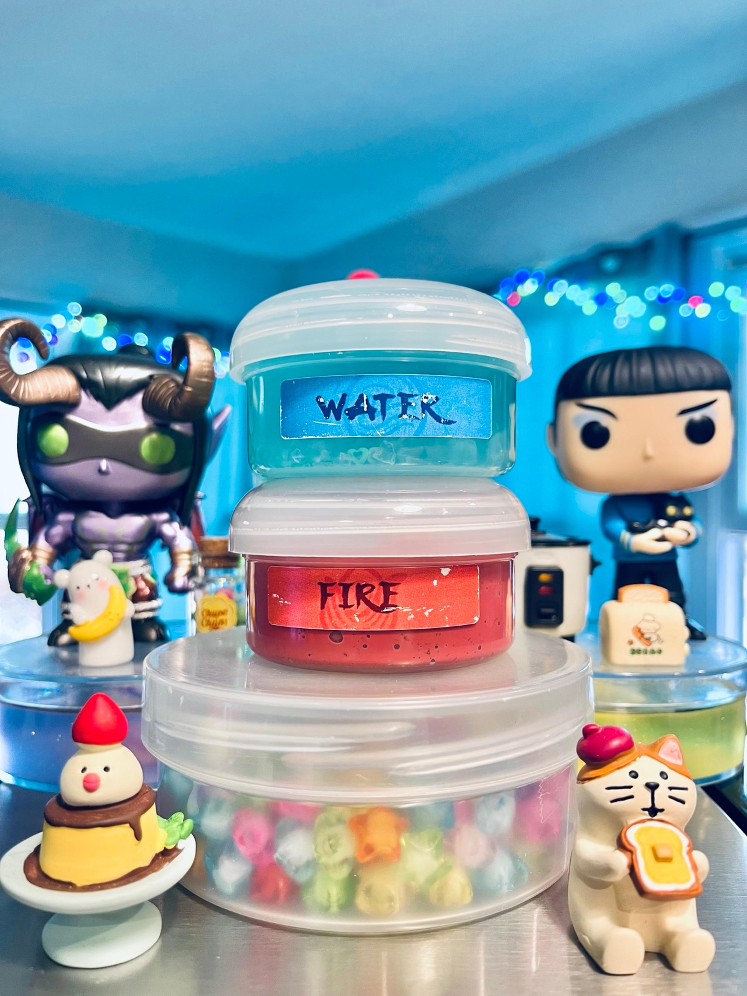 OG Slimes Water & Fire Slime Duo
