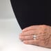 Men’s Wavy Band Ring Sterling Silver 9.6g Size 10.75 New
