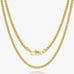 Necklace Chains 14K Gold Necklace for Women & Mens Chain Necklace 2.5mm 16inch