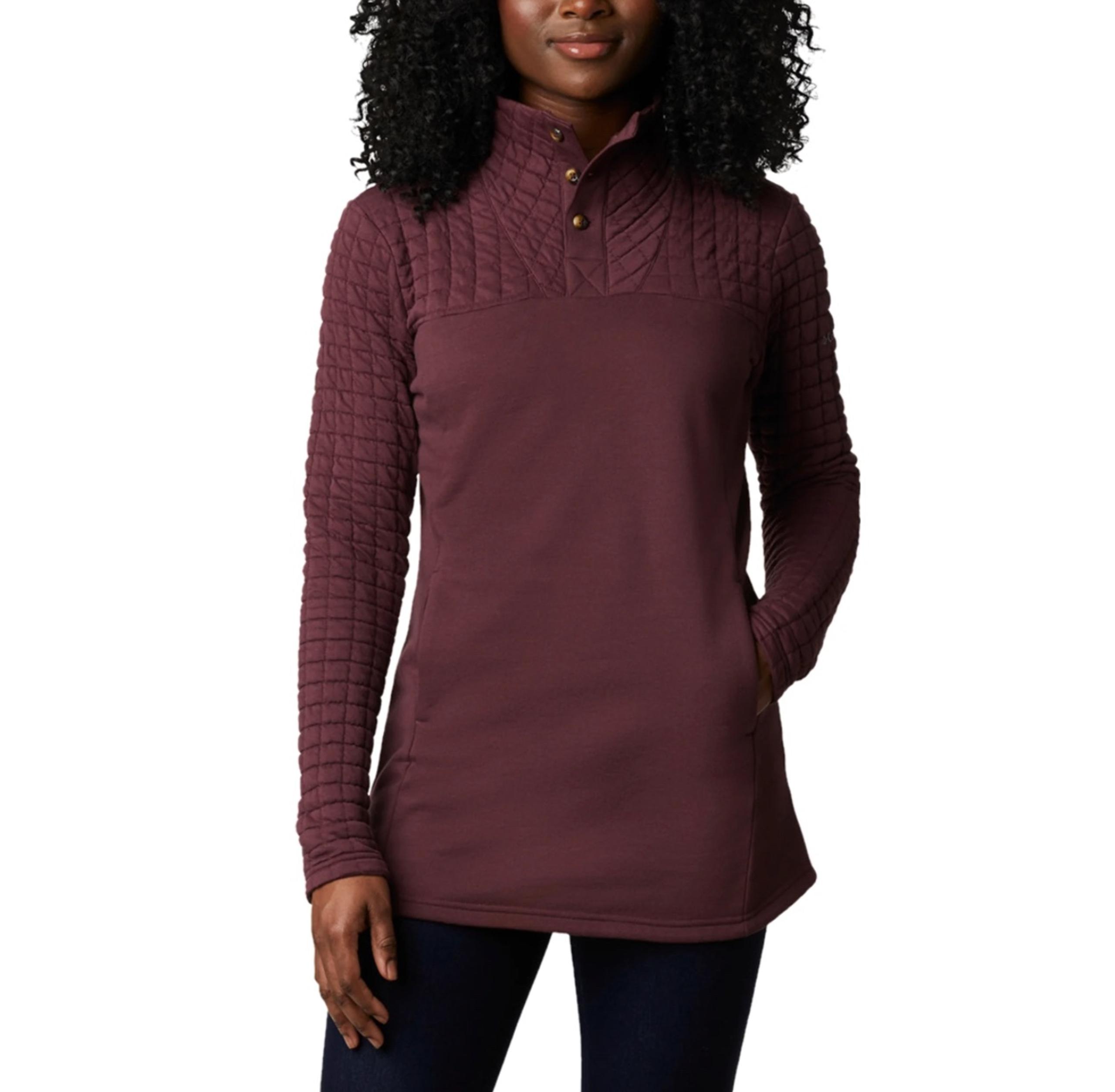 Columbia Sunday Summit II Tunic Top - Women’s Medium in burgundy