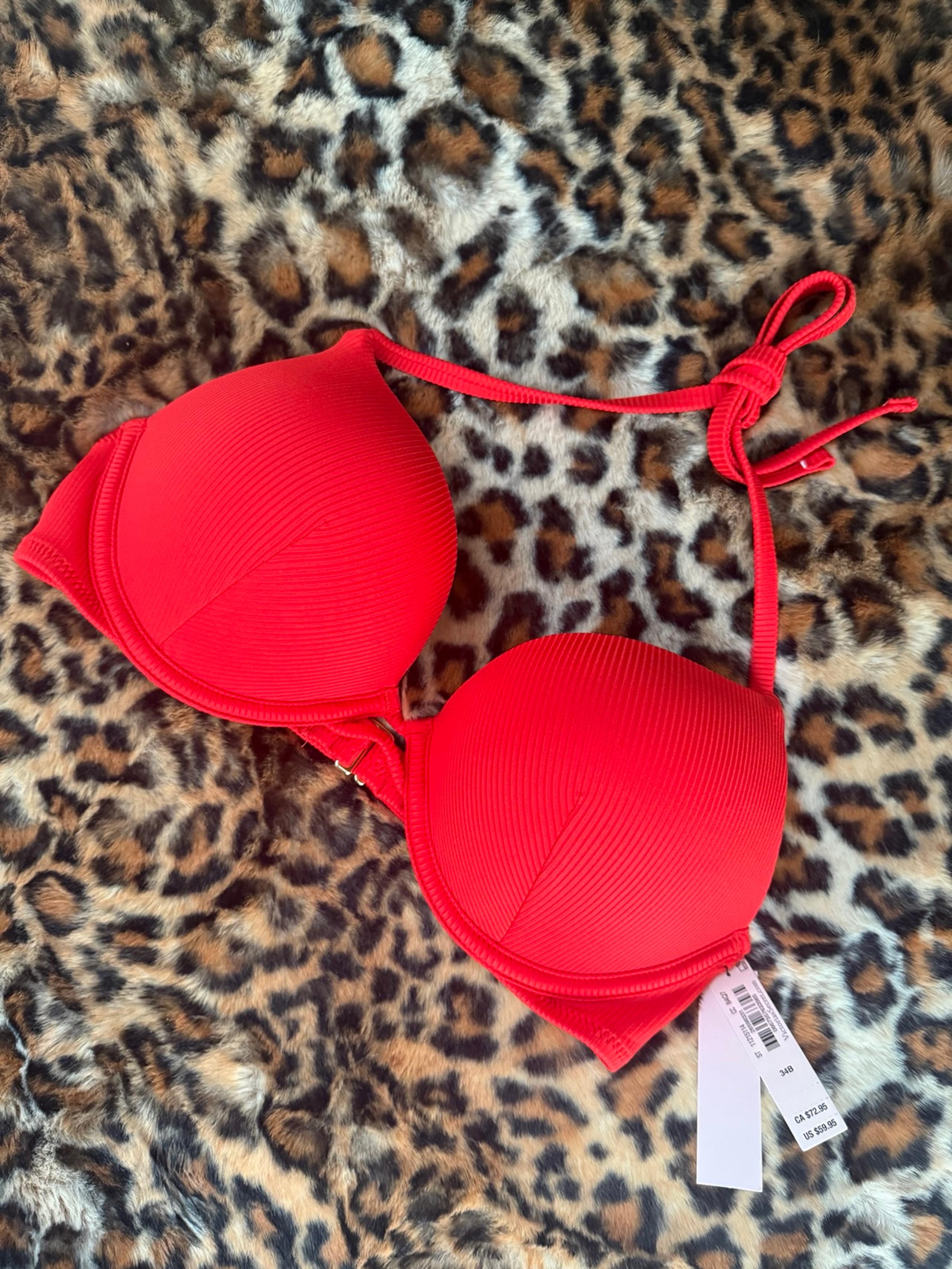 New 34b Victoria secret bombshell bikini swim bathing suit top VS