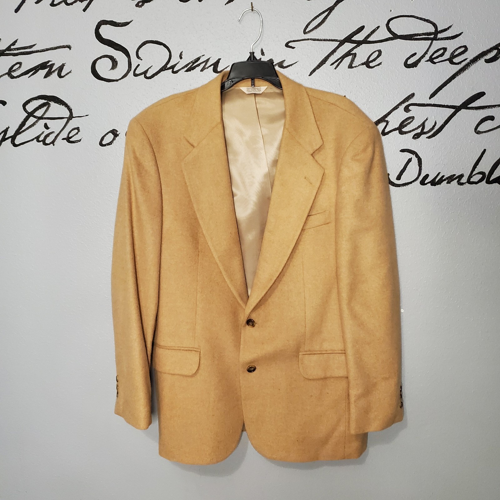 Vintage Hunt Valley Gentlemen's Clothing Camel Hair Jacket