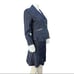 Denim Armani Collezioni Asymmetrical Ruffle Skirt Suit & Jacket Set Both Size 6