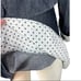Denim Armani Collezioni Asymmetrical Ruffle Skirt Suit & Jacket Set Both Size 6