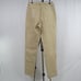 Hugo Buscati Cream Leather Pants