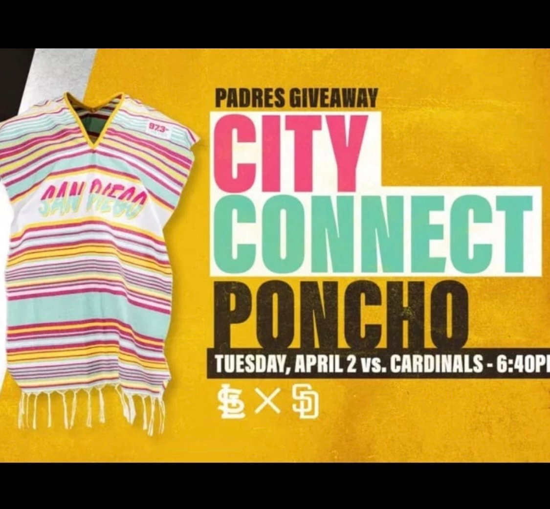 New San Diego Padres Poncho City Connect