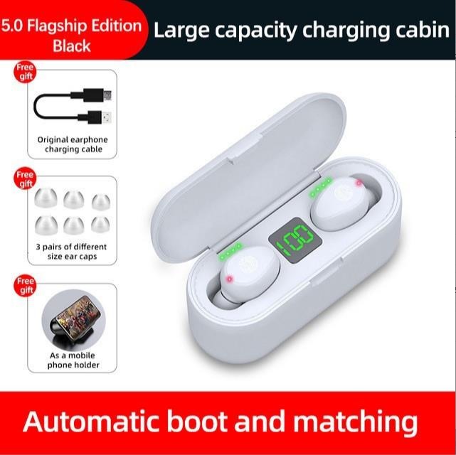 Bluetooth headset touch digital Display 5.0
