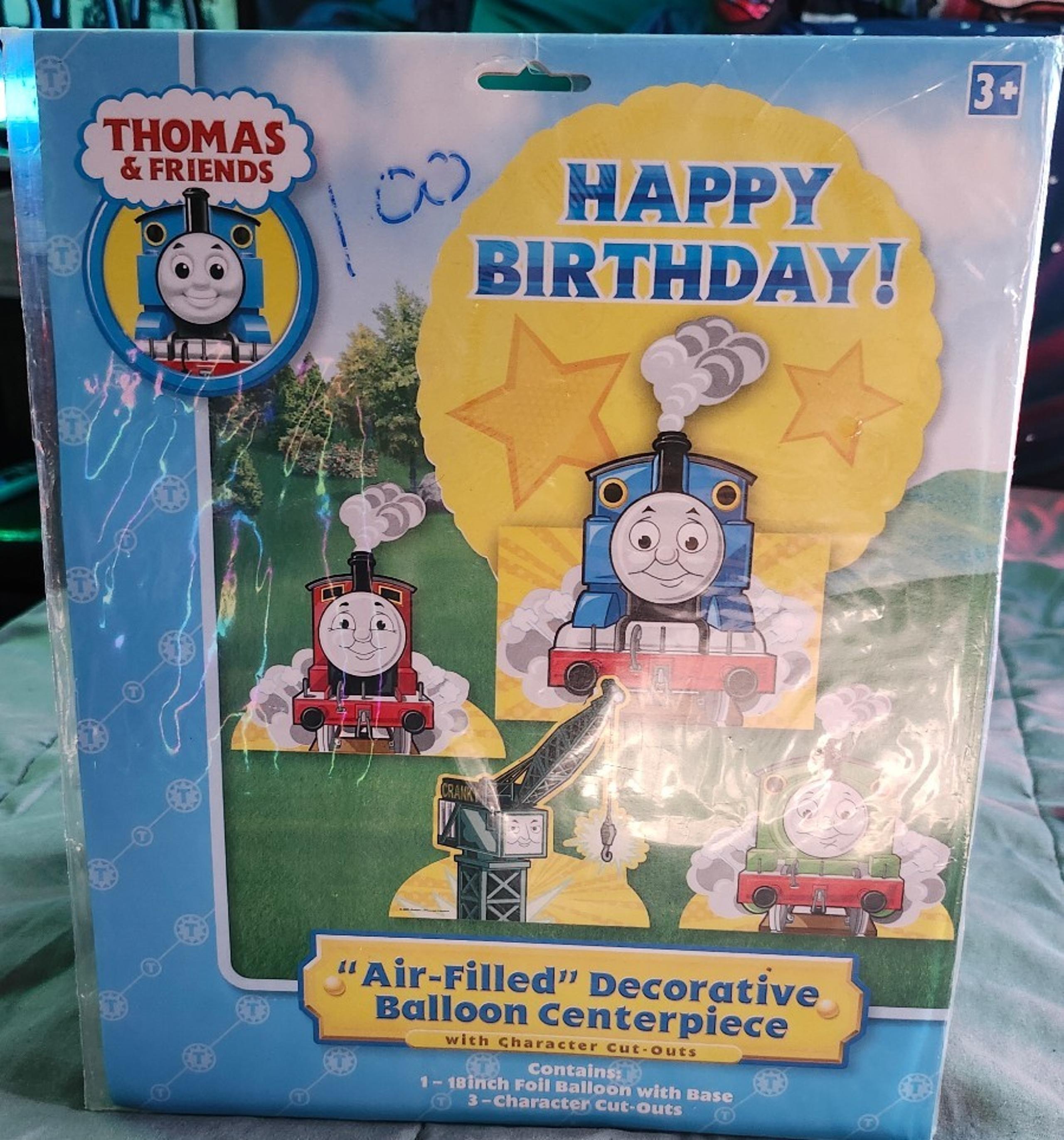 Thomas & FRIENDS Birthday Centerpiece and Cutouts Decoration Kit. / 2009 / 4pcs