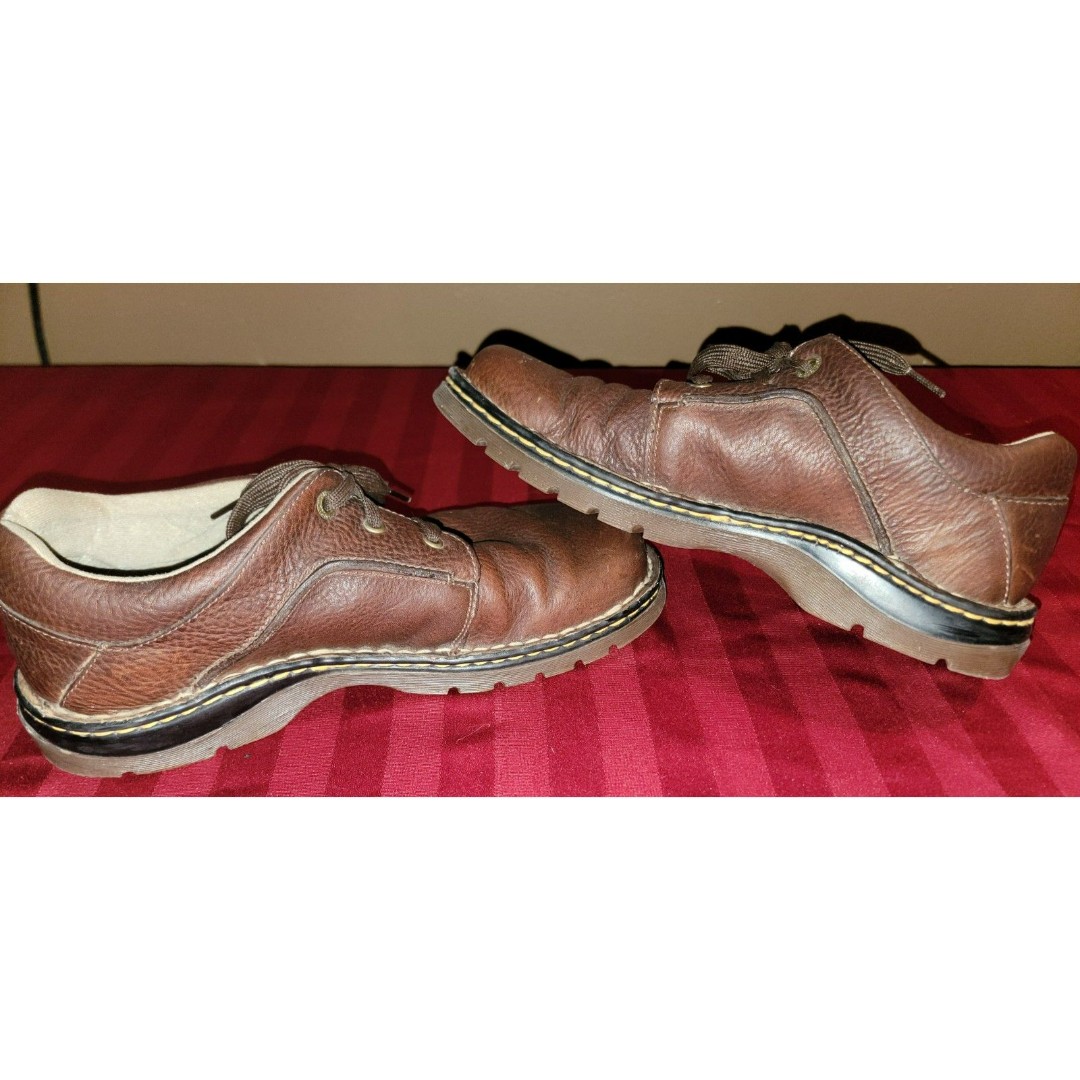 Dr. Martens Mens size 12m Brown Leather Lace Up Oxford US AW004 Shoes