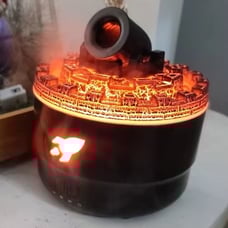 Essential Humidifier with Volcanic Crack Light Cannons Brand New