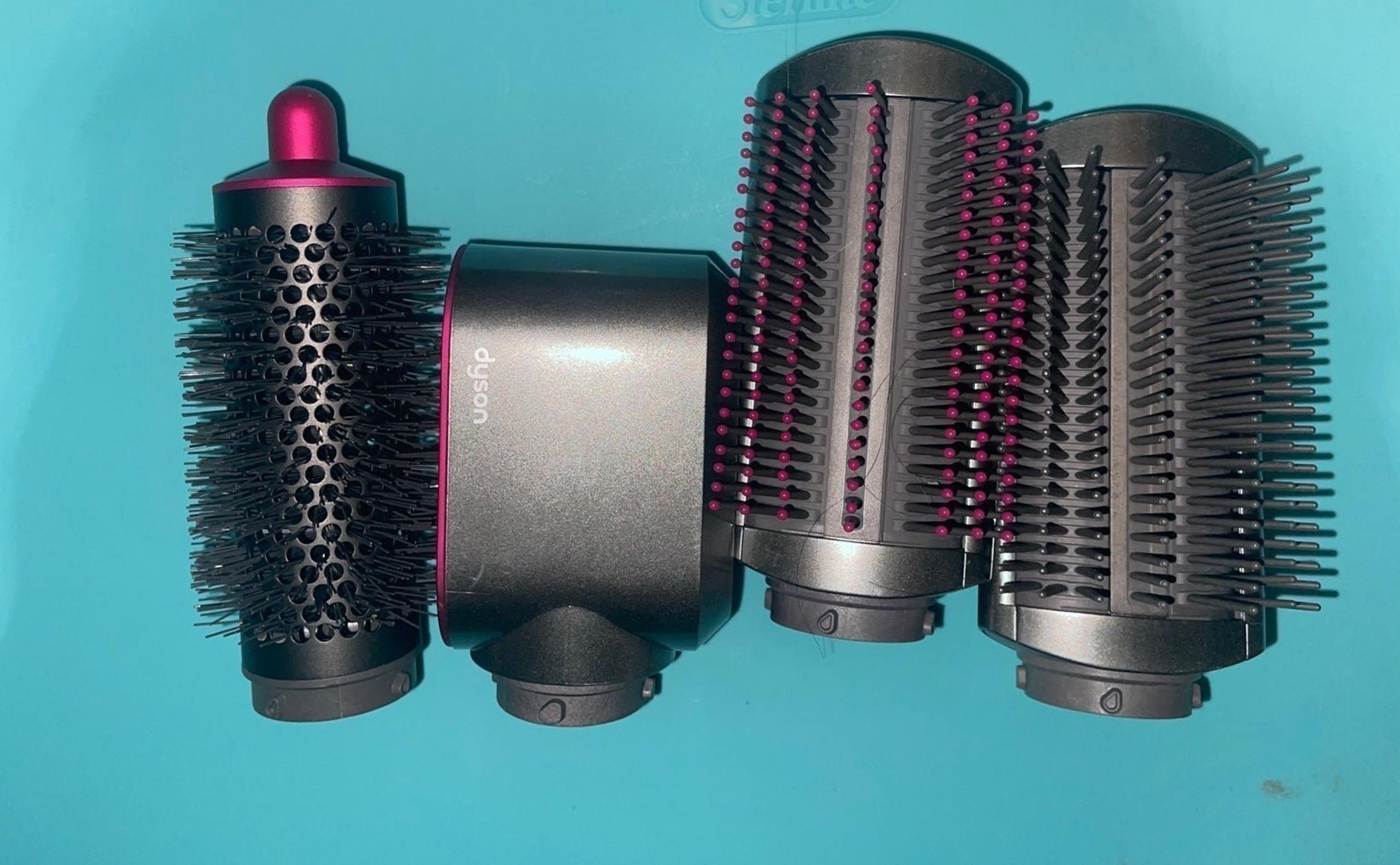 Dyson PINK hair styling tools bundle set