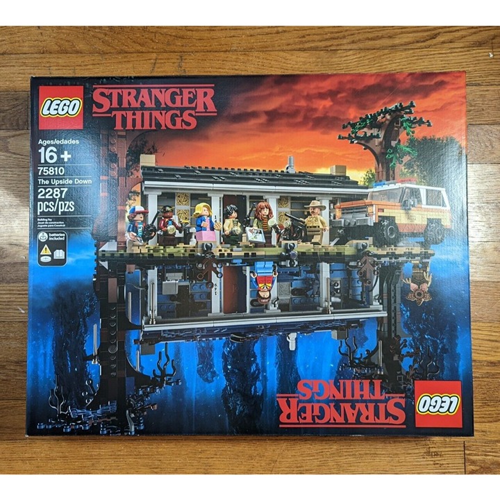 New Sealed Lego Stranger Things The Upside Down House Minifigs Jeep NIB 75810