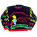 Vintage Simpsons Bart Skateboard Knit Sweater Kids Don't Have A Cow Missing Tag