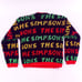 Vintage Simpsons Bart Skateboard Knit Sweater Kids Don't Have A Cow Missing Tag