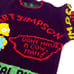 Vintage Simpsons Bart Skateboard Knit Sweater Kids Don't Have A Cow Missing Tag