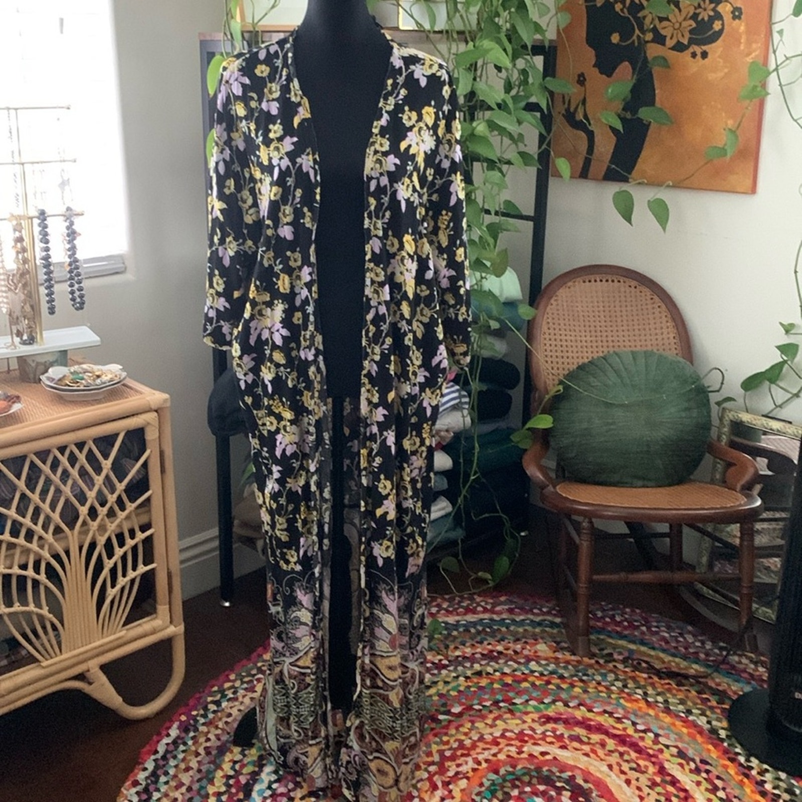 Free People Intimately Bali Pixie Open Front Kimono Duster - Small