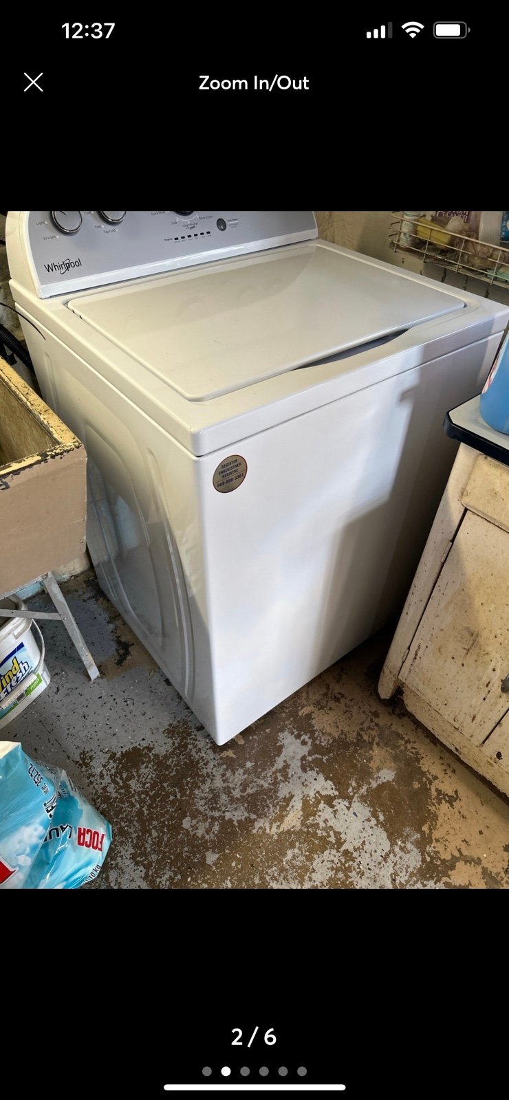 Whirlpool washer dryer set