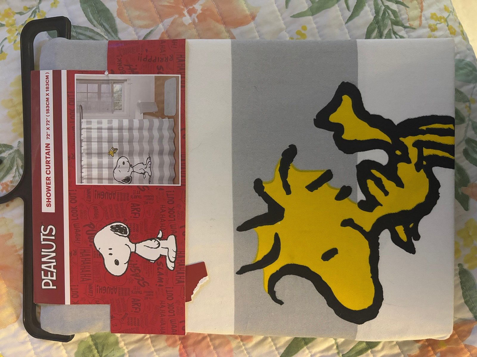 Snoopy shower curtain