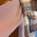 ANNIEWEAR Polar Kiss Plaid Teddy Jacket Pink Sleeve Cozy Oversizes S