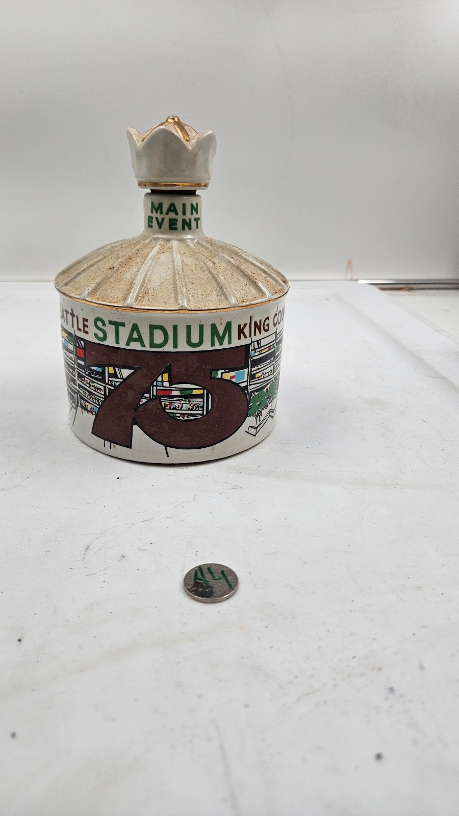 Vintage Kingdome Stadium 75 Decanter