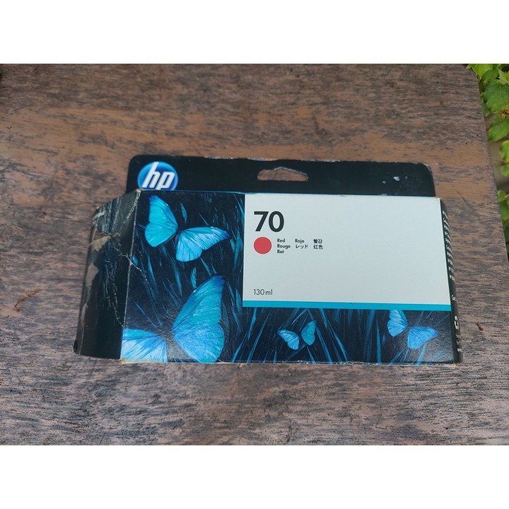 HP 70 Red Ink Cartridge 130ml New Open Package
