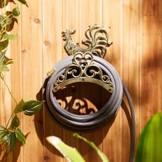 ROOSTER CAST IRON HOSE ORGANIZER