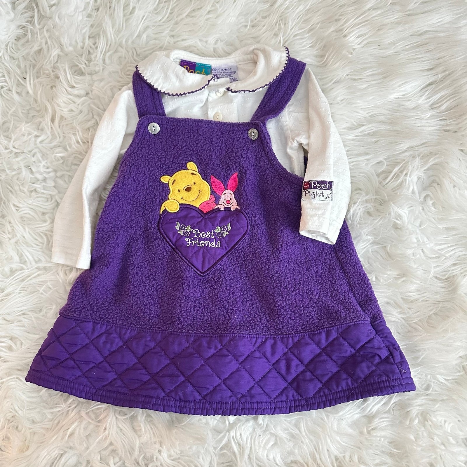 Vintage Pooh & piglet dress set