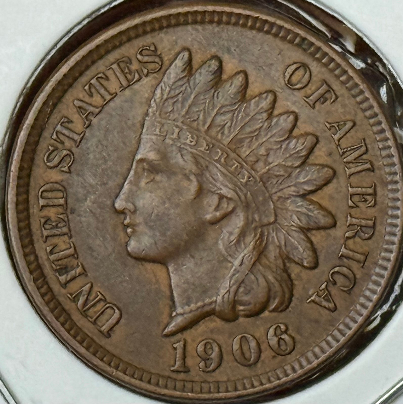 1906 Indian head cent / penny