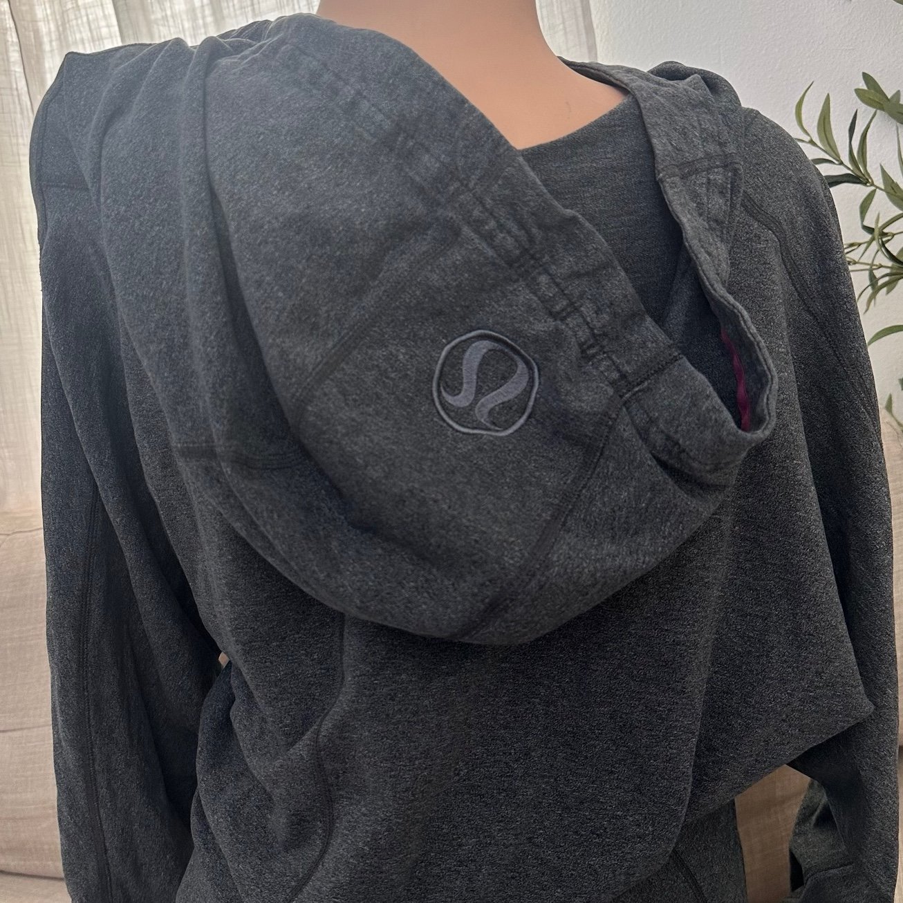 Lululemon flashback pullover hoodie in dark gray