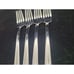 4 x Food Network Chive Stainless Salad Forks 7 ¼