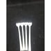 4 x Food Network Chive Stainless Salad Forks 7 ¼