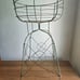 Antique Victorian Garden Plant Stand Wire Basket With Decorative Base